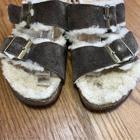 Birkenstock Arizona Fleece Lined Sz 38 - Picture 3 of 10